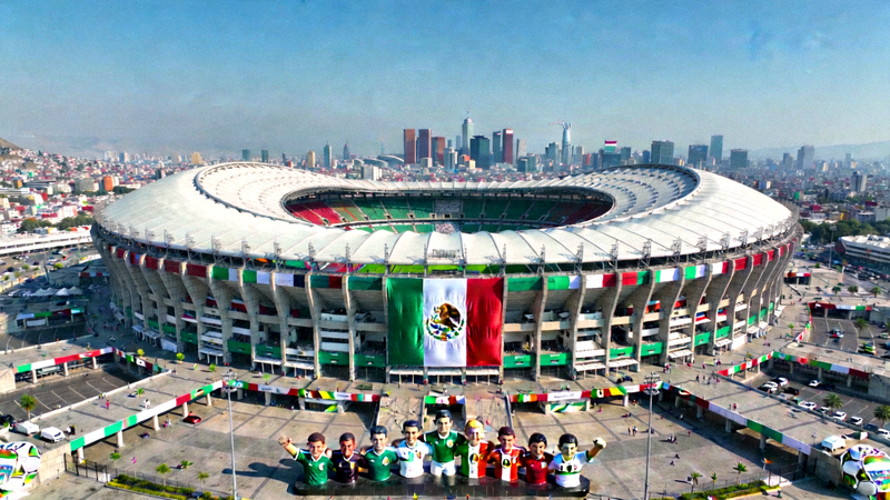 世界杯墨西哥城体育场外观全景