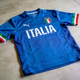 意大利国家足球队蓝色球衣展示